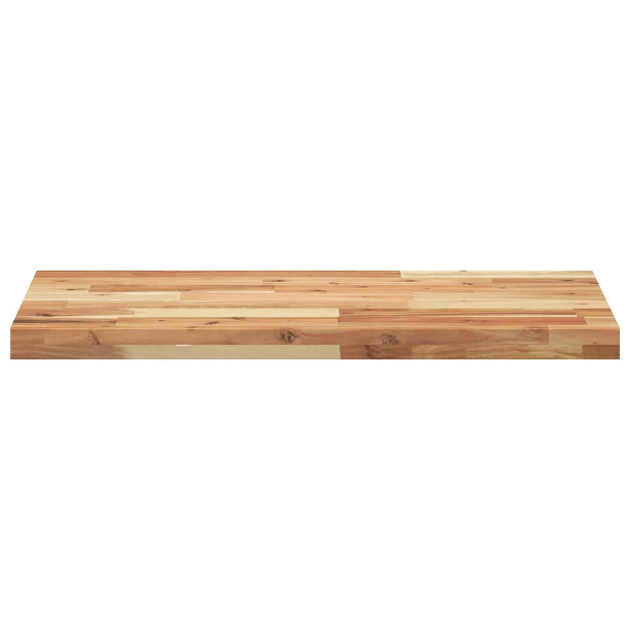 Wastafelblad met olieafwerking 140x40x4 cm massief acaciahout