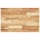 Solid acacia wood washbasin top with oil finish 120x50x4 cm