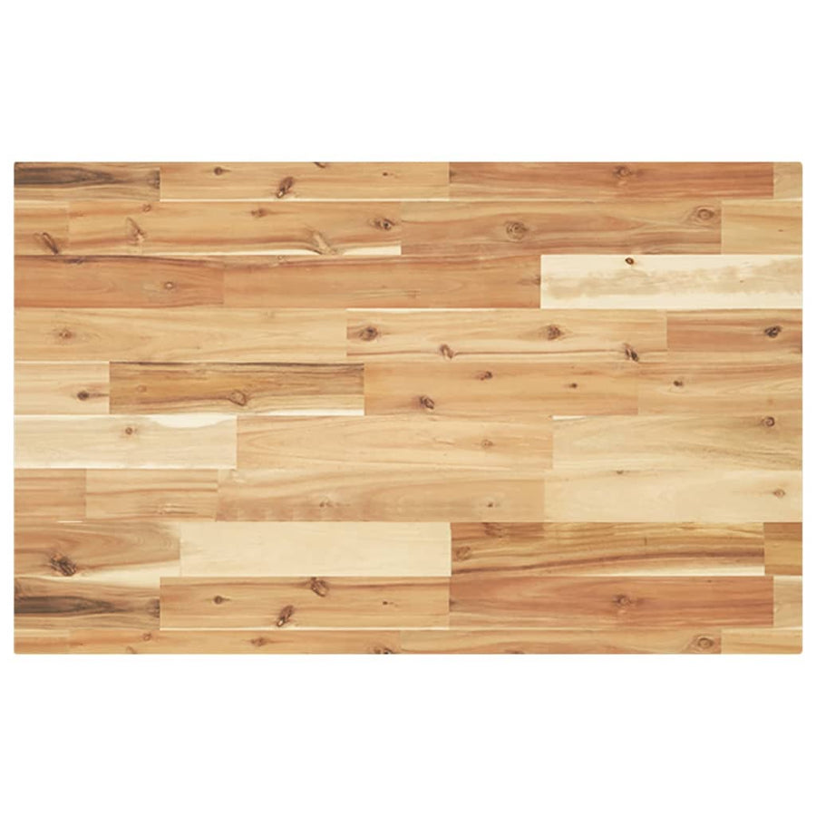 Wastafelblad met olieafwerking 120x50x4 cm massief acaciahout