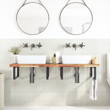 Wastafelblad met olieafwerking 120x50x4 cm massief acaciahout
