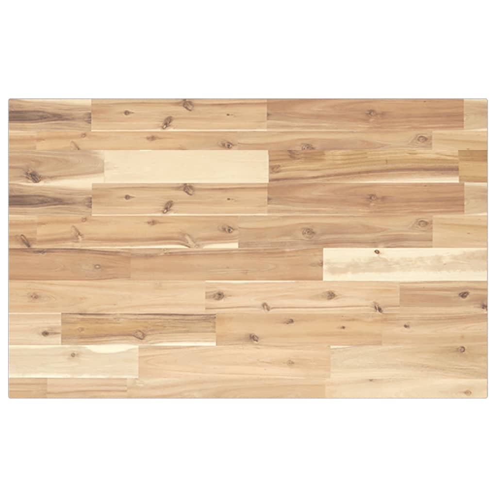 Bureaublad Onbehandeld Massief Acaciahout 80 x 50 x 2 cm Naturel