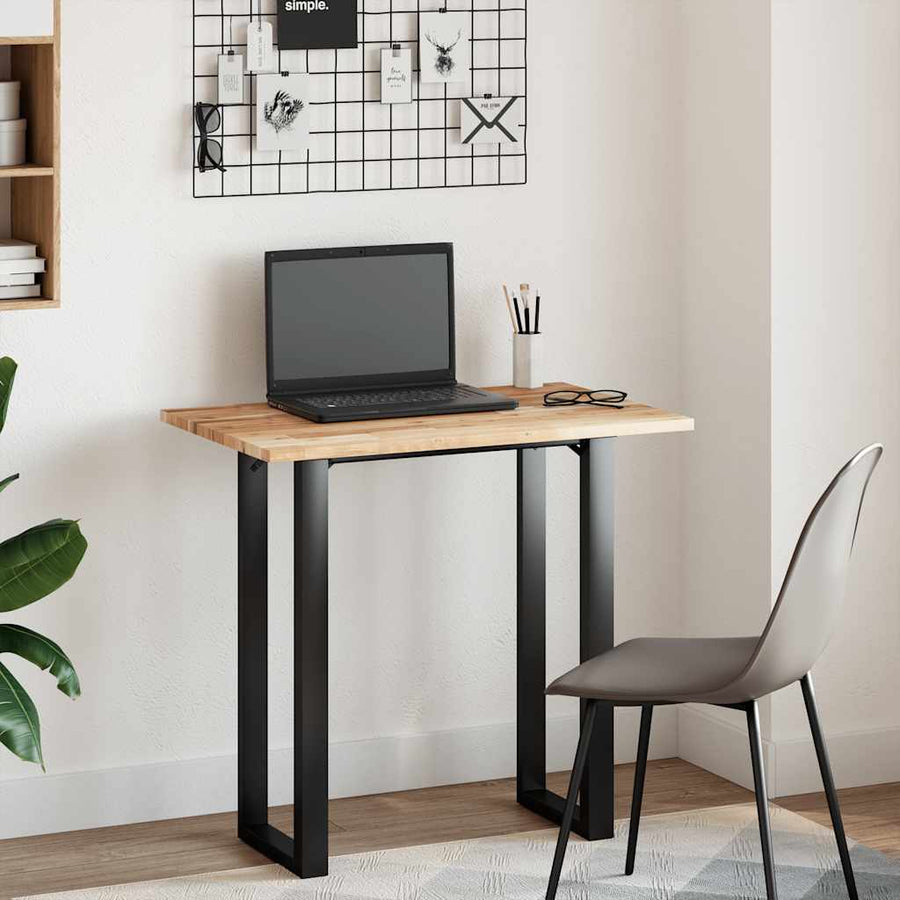 Bureaublad Onbehandeld Massief Acaciahout 80 x 50 x 2 cm Naturel