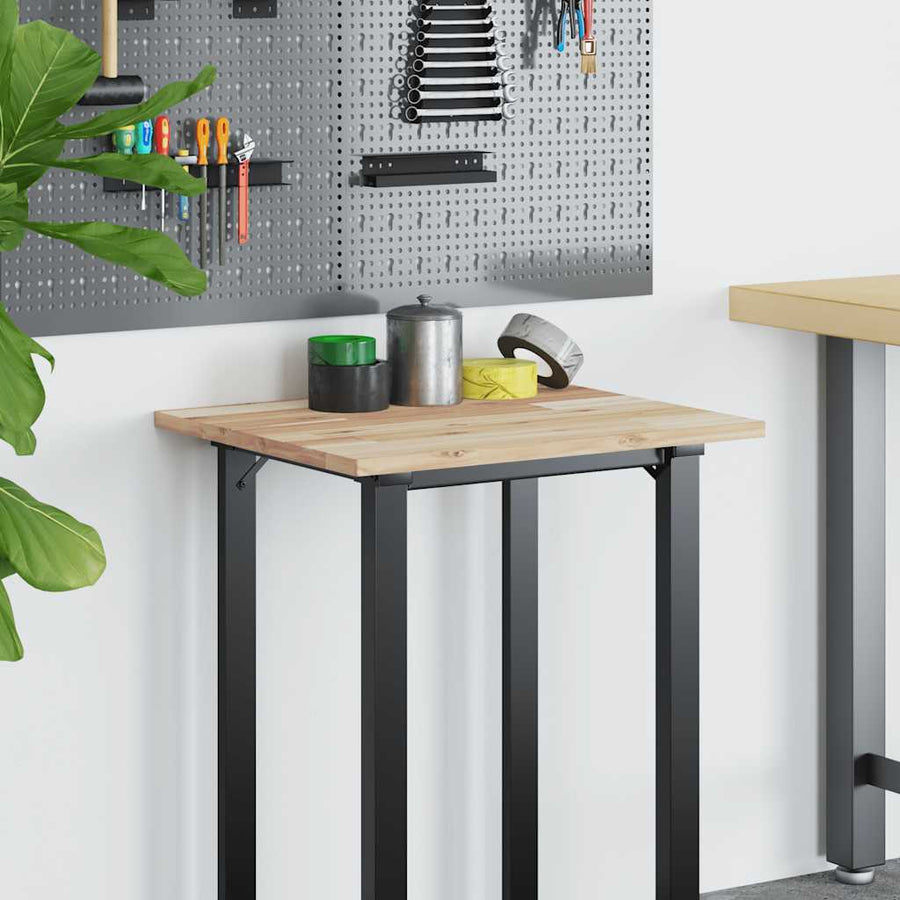 Bureaublad Onbehandeld Massief Acaciahout 80 x 50 x 2 cm Naturel
