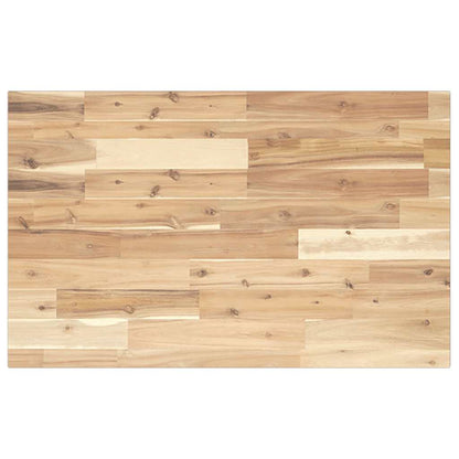 Bureaublad Onbehandeld Massief Acaciahout 100 x 50 x 2 cm Naturel