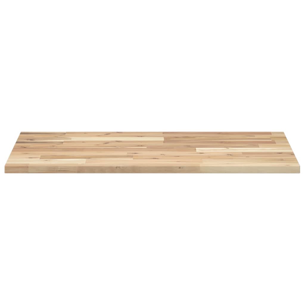Bureaublad Onbehandeld Massief Acaciahout 100 x 50 x 2 cm Naturel