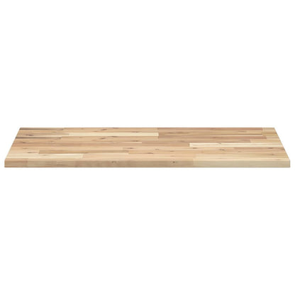 Bureaublad Onbehandeld Massief Acaciahout 100 x 50 x 2 cm Naturel