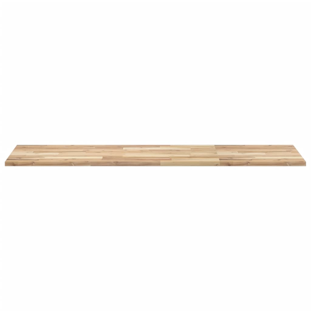 Bureaublad Onbehandeld Massief Acaciahout 140 x 50 x 2 cm Naturel