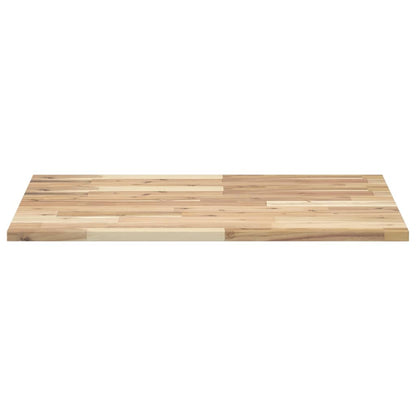Bureaublad Onbehandeld Massief Acaciahout 100 x 60 x 2 cm Naturel