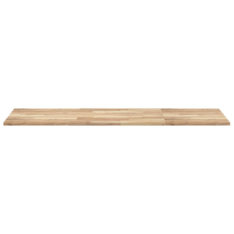 Bureaublad Onbehandeld Massief Acaciahout 140 x 60 x 2 cm Naturel