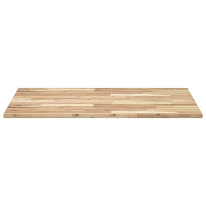 Bureaublad Onbehandeld Massief Acaciahout 80 x 70 x 2 cm Naturel
