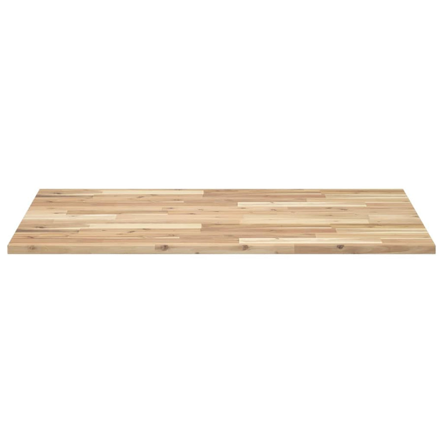 Bureaublad Onbehandeld Massief Acaciahout 80 x 70 x 2 cm Naturel