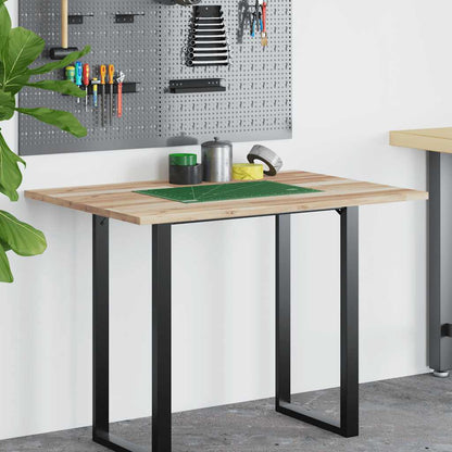 Bureaublad Onbehandeld Massief Acaciahout 100 x 70 x 2 cm Bruin