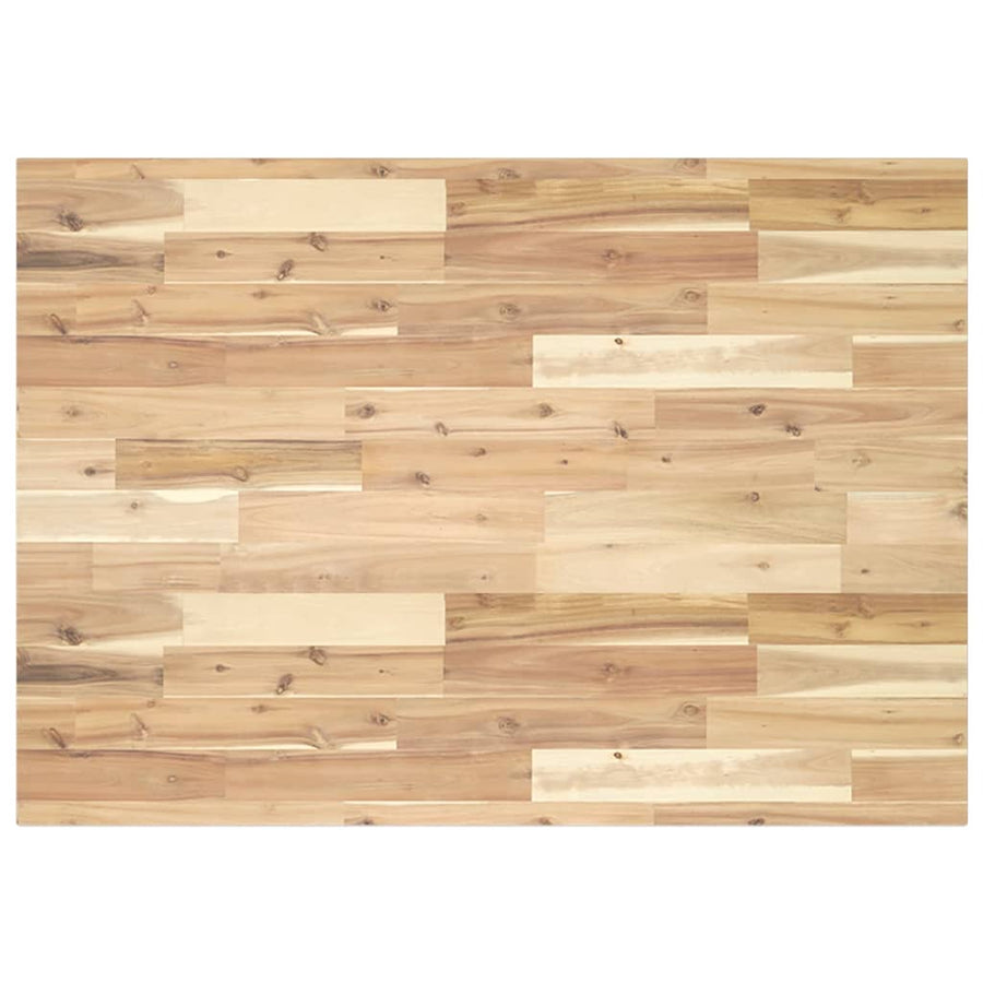Bureaublad 120x70x2 cm onbehandeld massief acaciahout