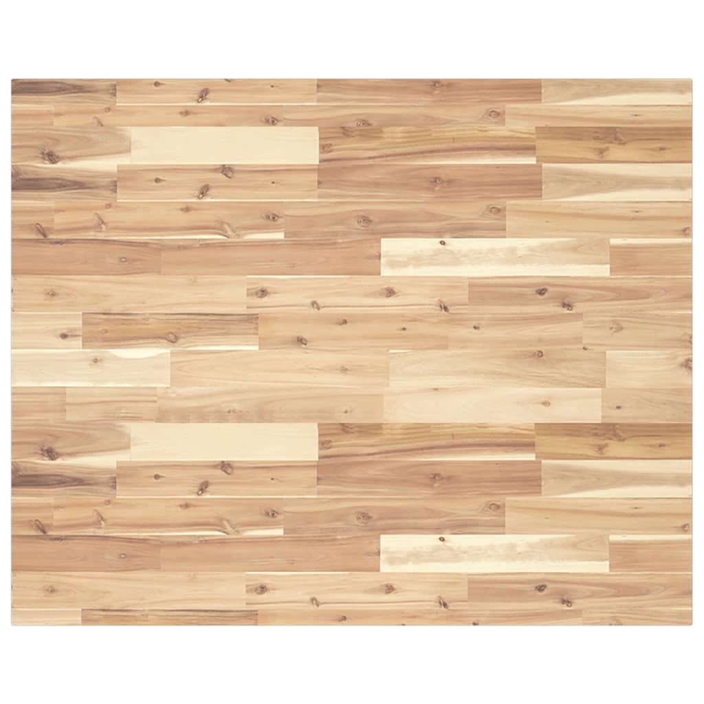 Bureaublad 100x80x2 cm onbehandeld massief acaciahout
