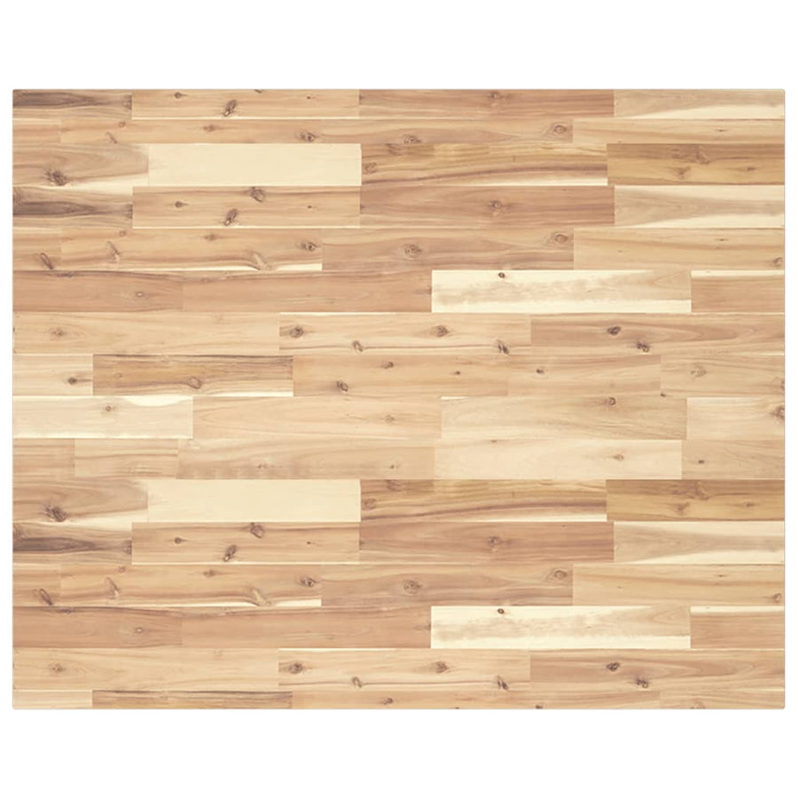 Bureaublad 100x80x2 cm onbehandeld massief acaciahout