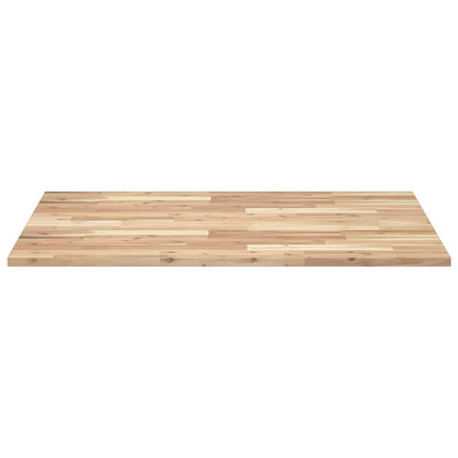 Bureaublad 100x80x2 cm onbehandeld massief acaciahout