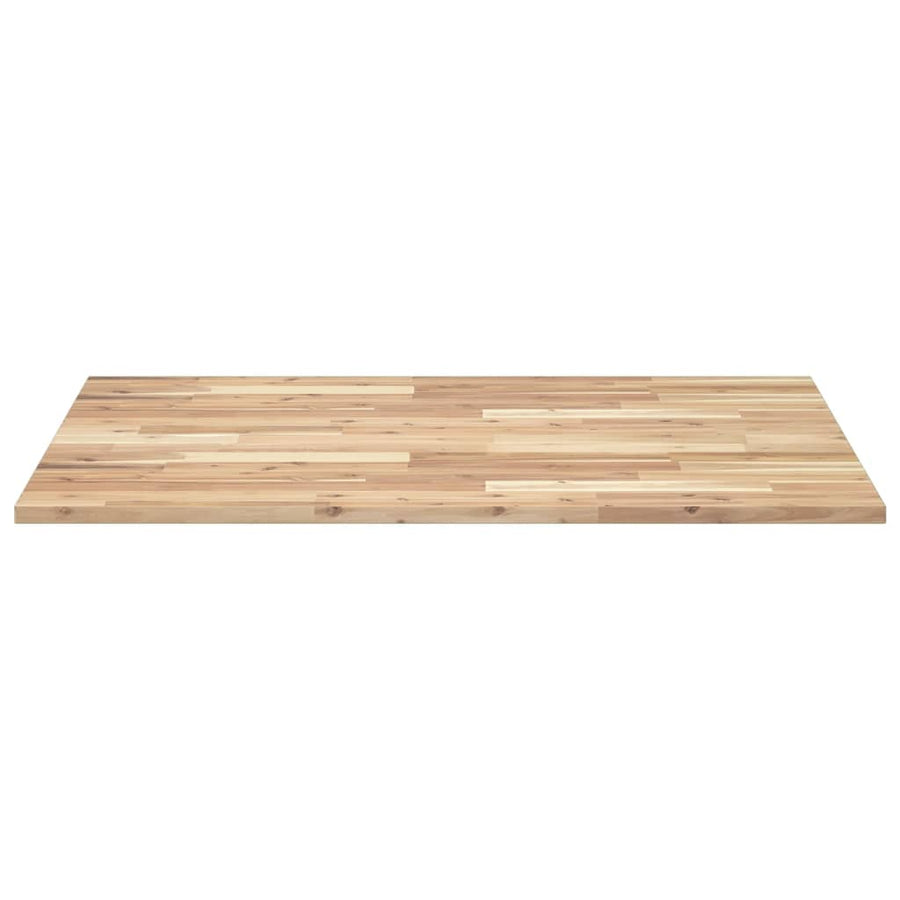 Bureaublad 100x80x2 cm onbehandeld massief acaciahout