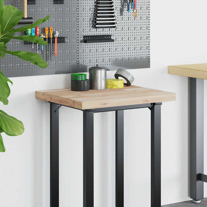 Bureaublad 80x50x4 cm onbehandeld massief acaciahout