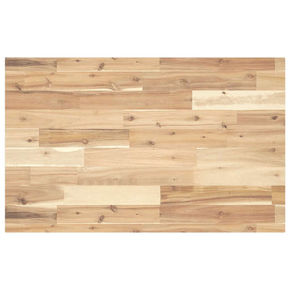 Bureaublad 140x50x4 cm onbehandeld massief acaciahout