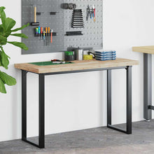 Bureaublad 140x50x4 cm onbehandeld massief acaciahout