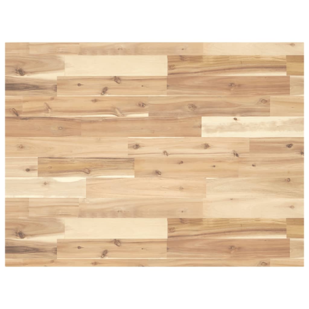 Bureaublad 80x60x4 cm onbehandeld massief acaciahout