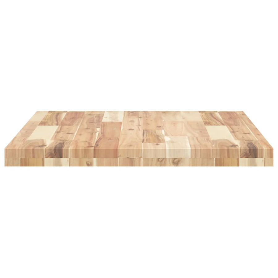 Bureaublad 80x60x4 cm onbehandeld massief acaciahout