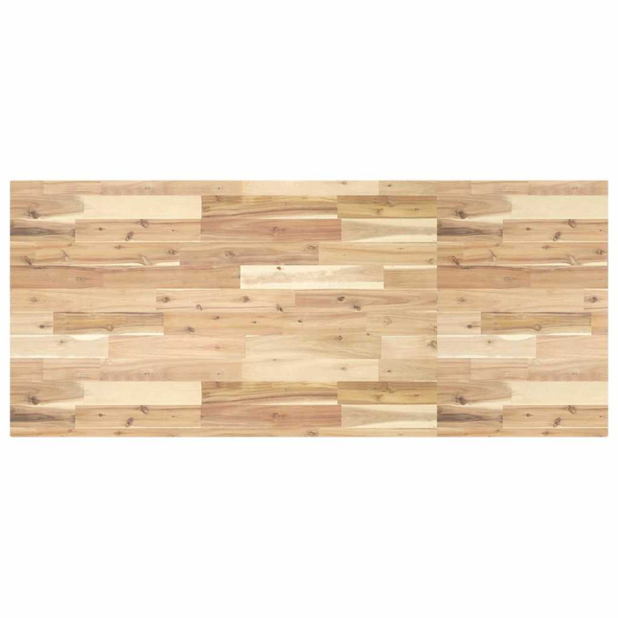 Bureaublad 120x60x4 cm onbehandeld massief acaciahout