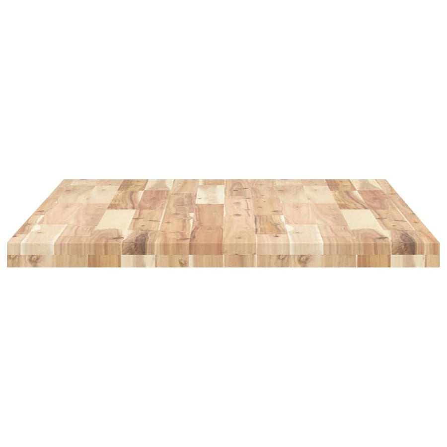 Bureaublad 80x70x4 cm onbehandeld massief acaciahout