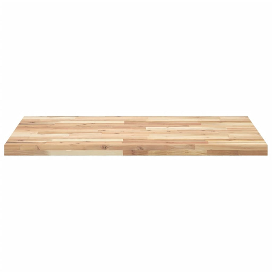 Bureaublad 100x70x4 cm onbehandeld massief acaciahout