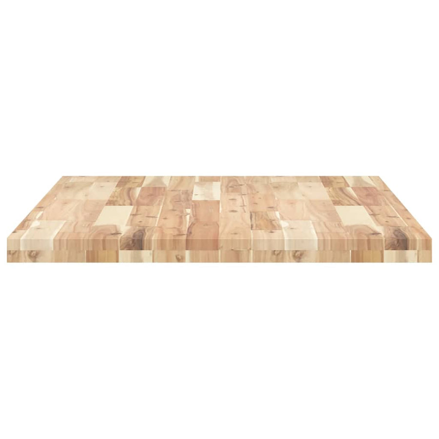 Bureaublad 100x70x4 cm onbehandeld massief acaciahout