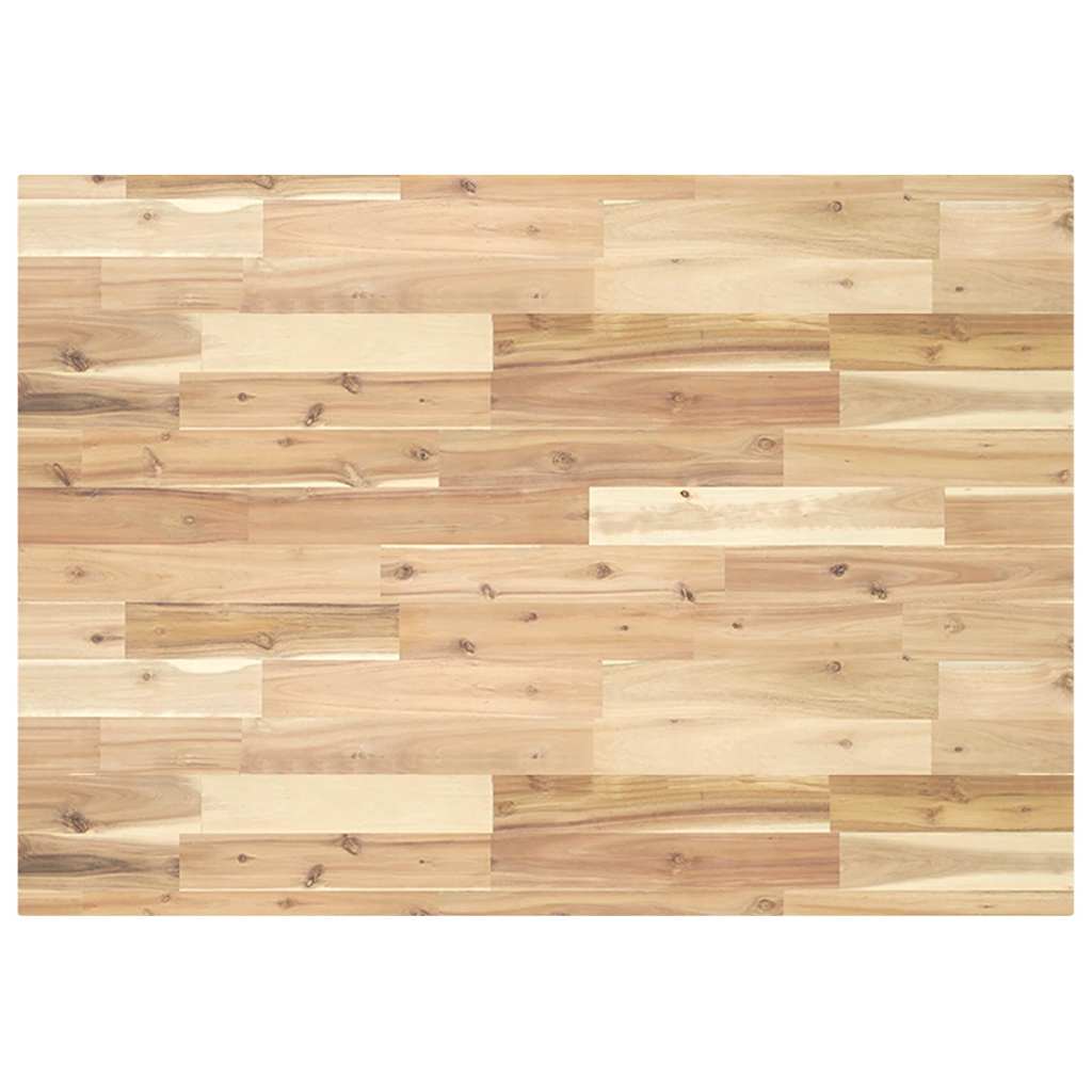 Bureaublad Onbehandeld Massief Acaciahout 120 x 70 x 4 cm Naturel
