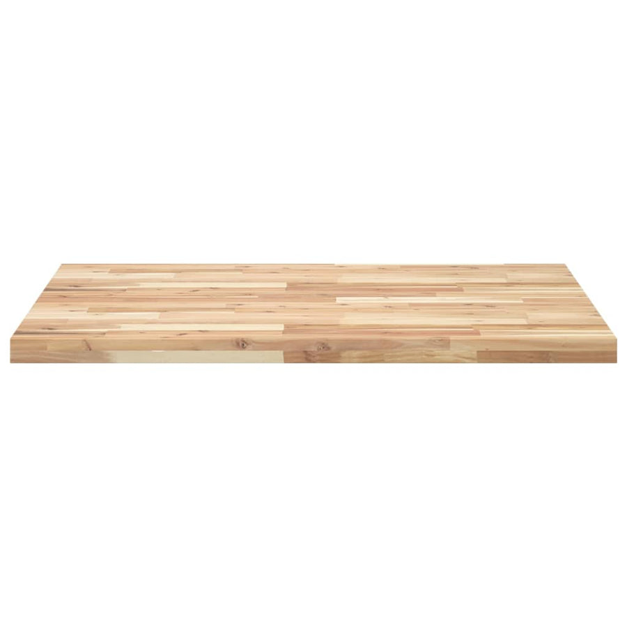 Bureaublad 100x80x4 cm onbehandeld massief acaciahout