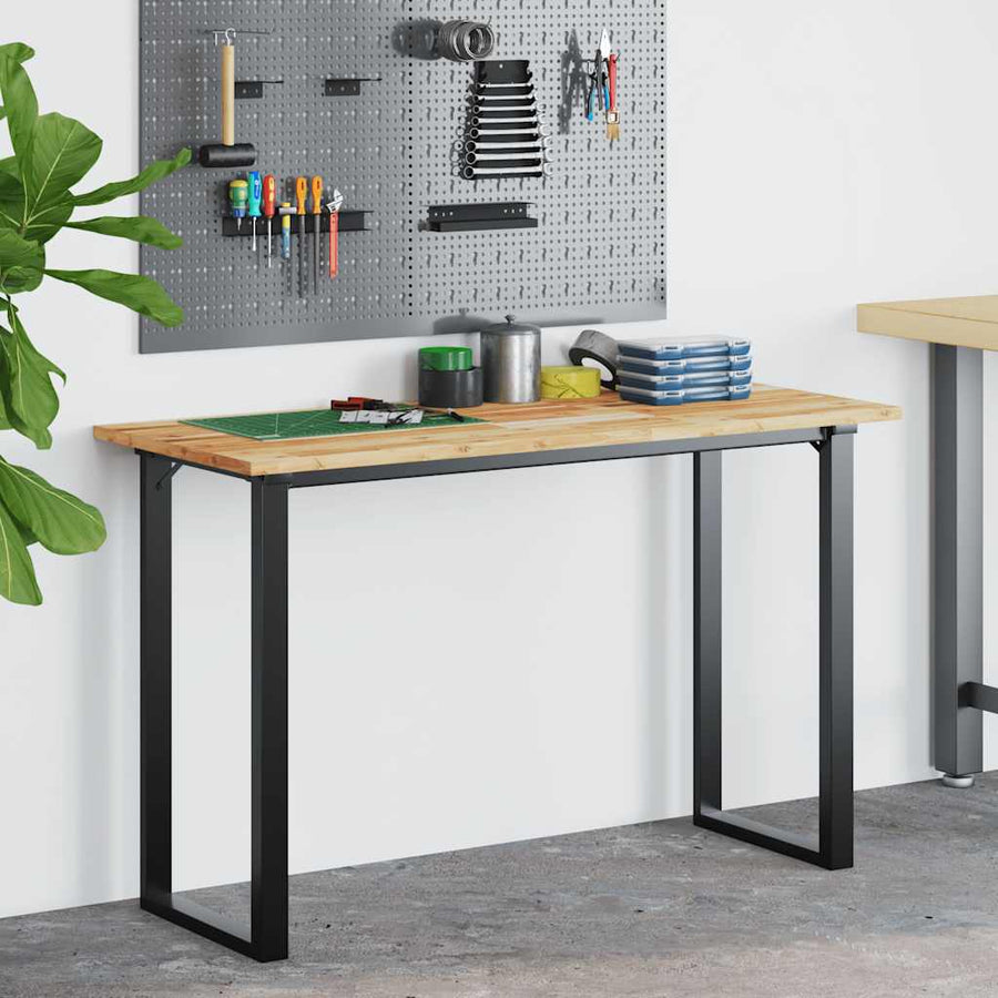 Bureaublad met olieafwerking 160x50x2 cm massief acaciahout
