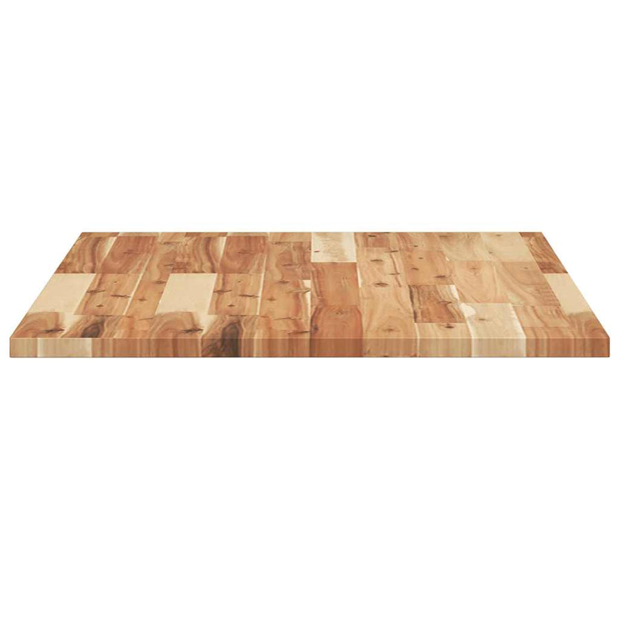 Bureaublad Met Olieafwerking Massief Acaciahout 80 x 60 x 2 cm