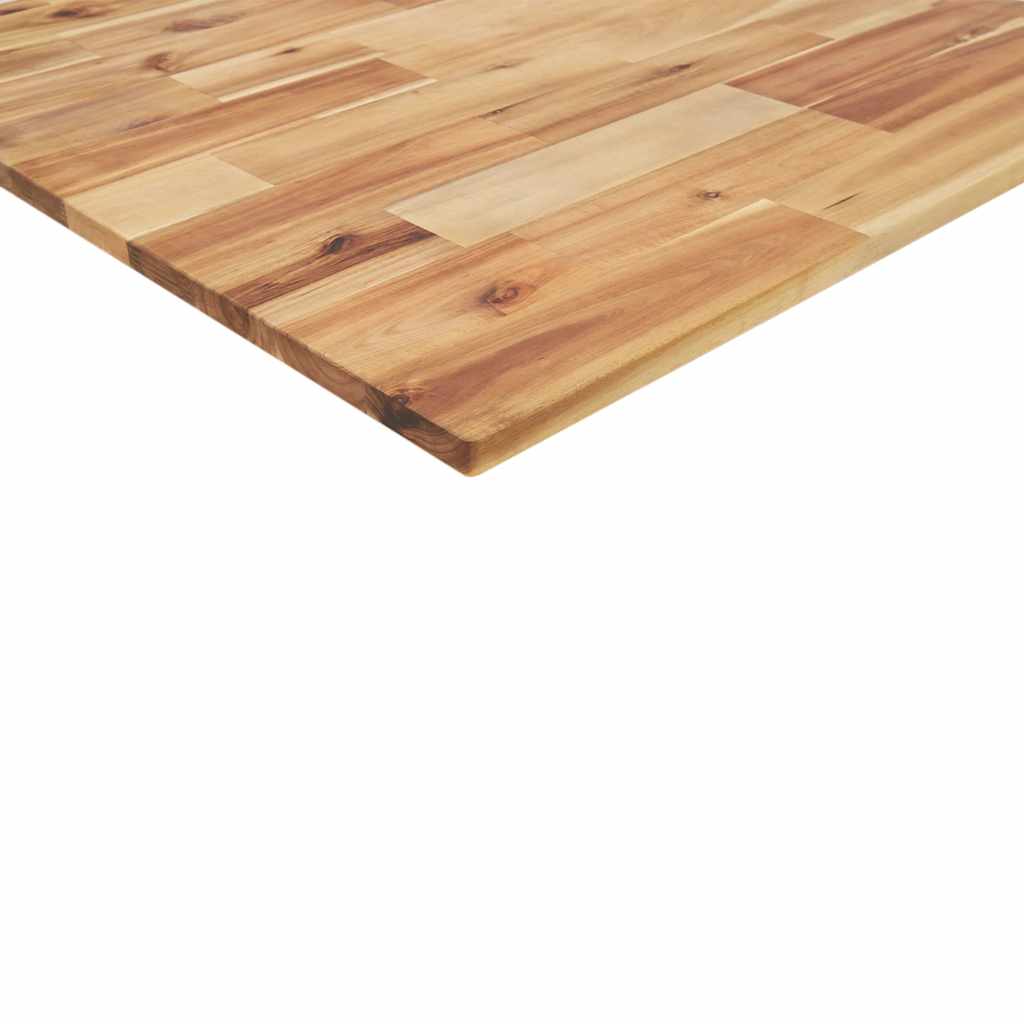 Bureaublad Met Olieafwerking Massief Acaciahout 80 x 60 x 2 cm