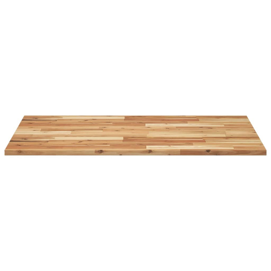 Bureaublad Met Olieafwerking Massief Acaciahout 80 x 70 x 2 cm Donkerbruin