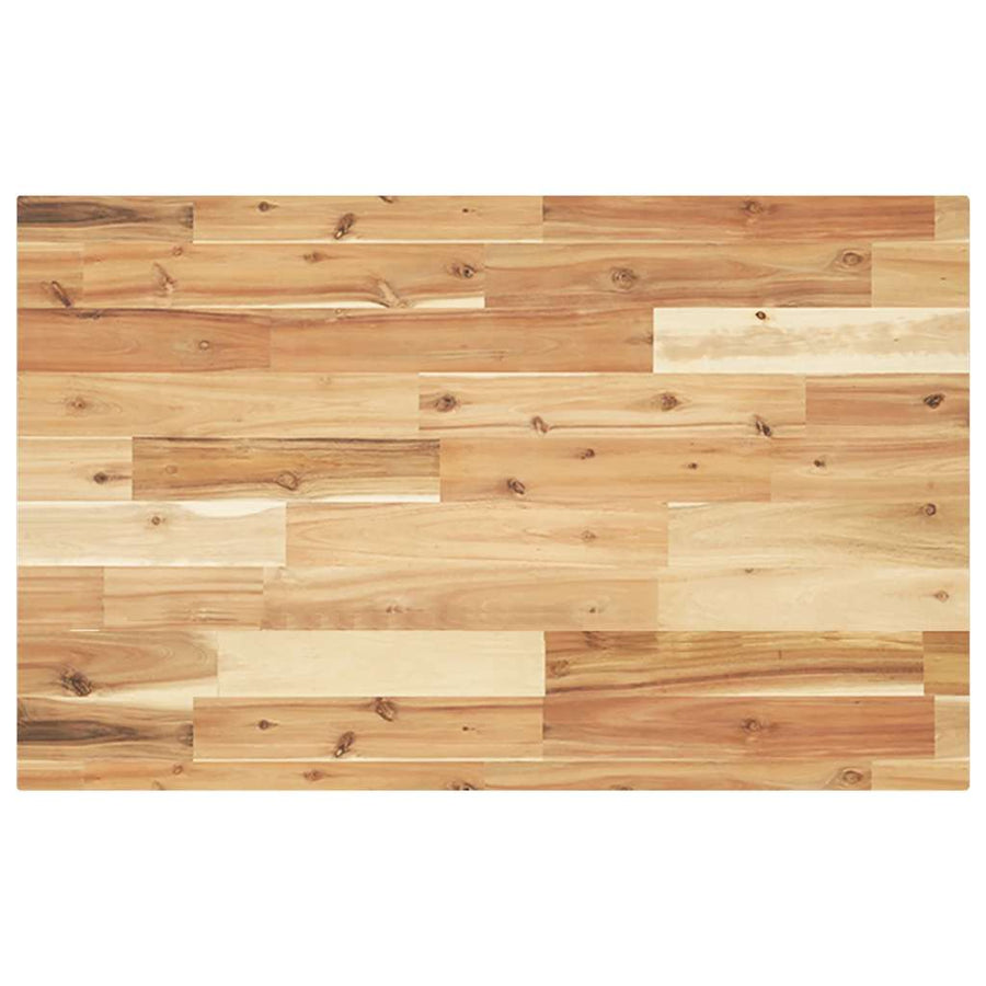 Bureaublad Met Olieafwerking Massief Acaciahout 120 x 50 x 4 cm Donkerbruin