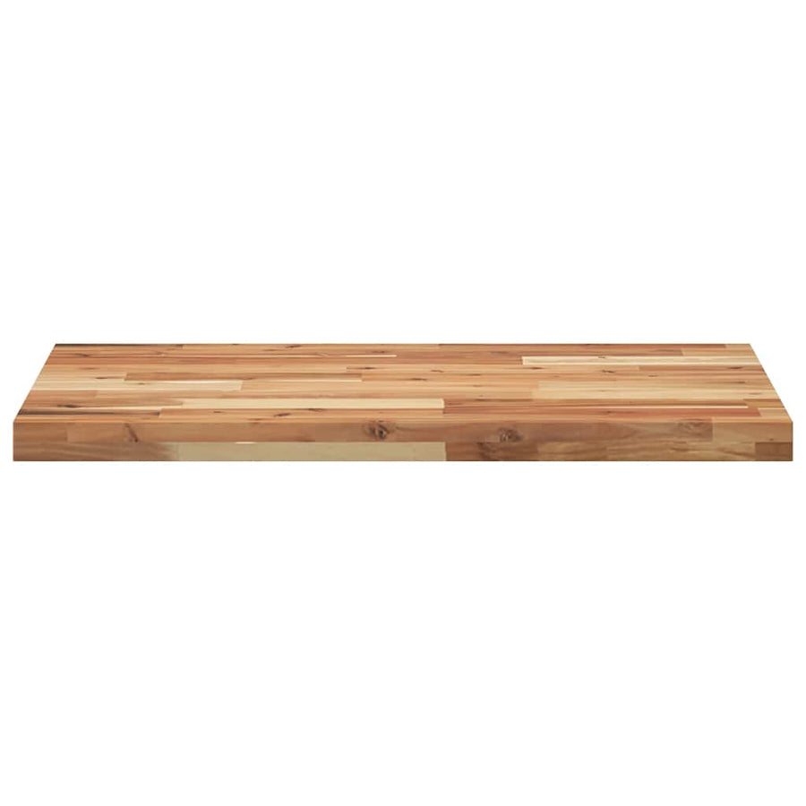 Bureaublad Met Olieafwerking Massief Acaciahout 120 x 50 x 4 cm Donkerbruin
