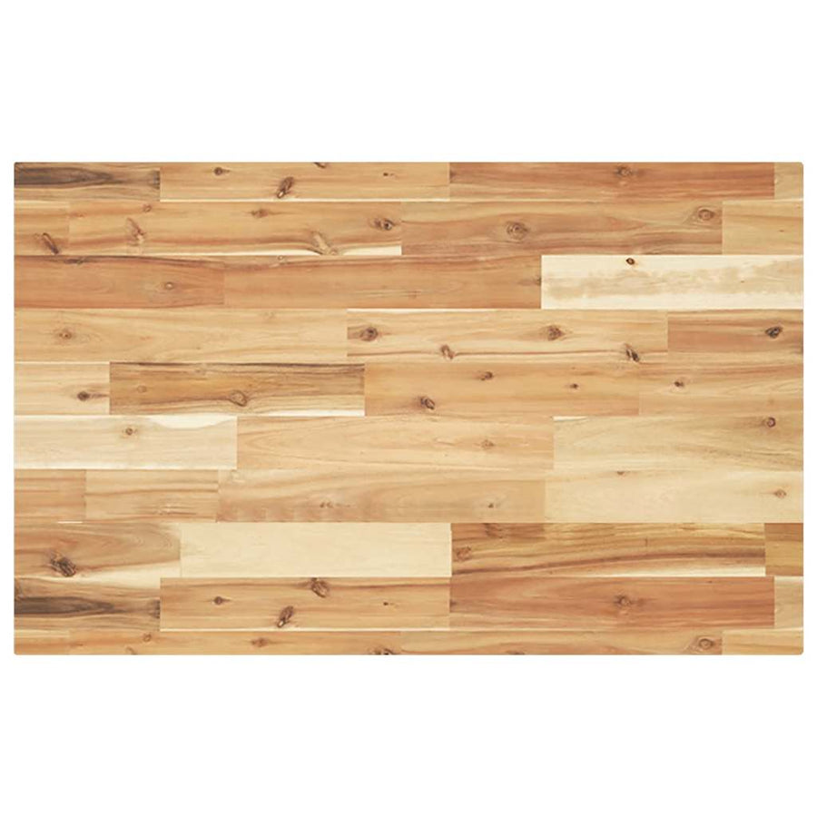 Bureaublad Met Olieafwerking Massief Acaciahout 160 x 50 x 4 cm Donkerbruin