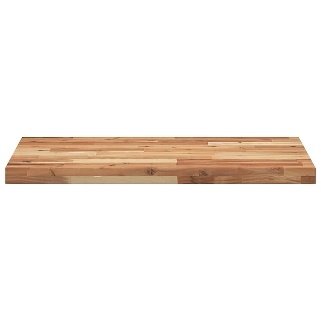 Bureaublad Met Olieafwerking Massief Acaciahout 160 x 50 x 4 cm Donkerbruin