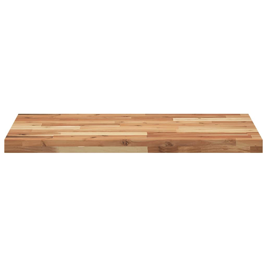 Bureaublad Met Olieafwerking Massief Acaciahout 160 x 50 x 4 cm Donkerbruin