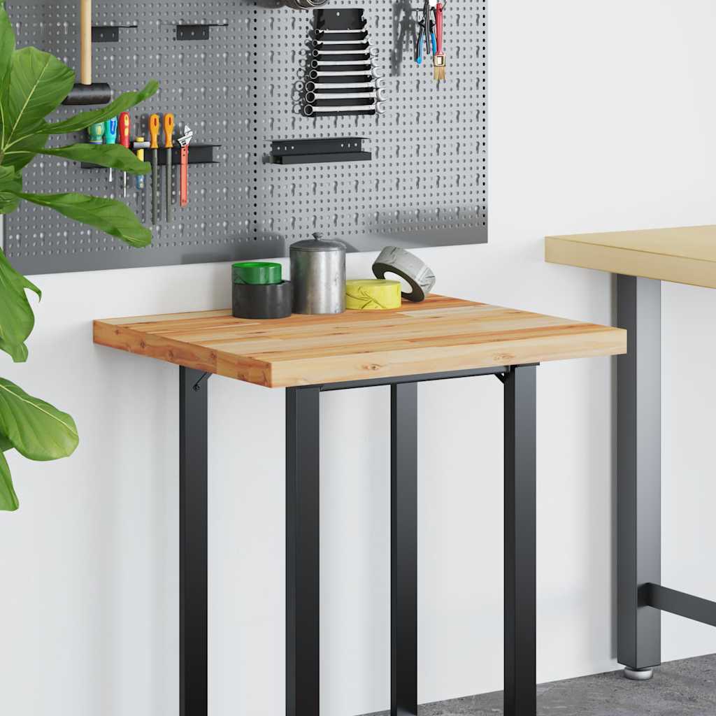 Bureaublad met olieafwerking 80x60x4 cm massief acaciahout