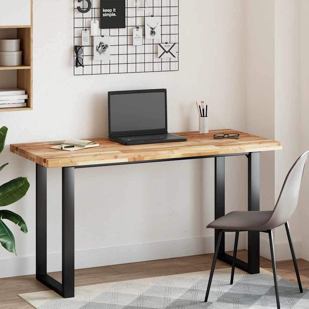 Bureaublad met olieafwerking 120x60x4 cm massief acaciahout