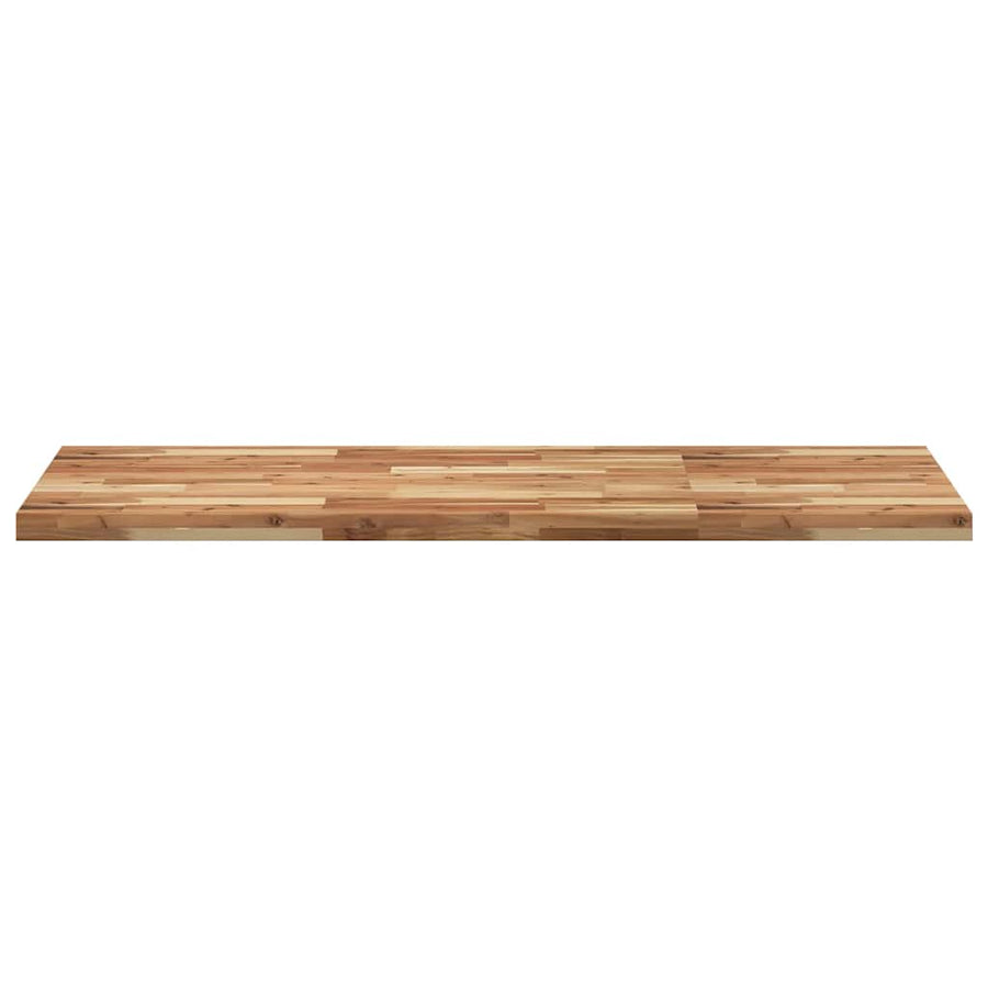 Bureaublad Met Olieafwerking Massief Acaciahout 140 x 60 x 4 cm Donkerbruin