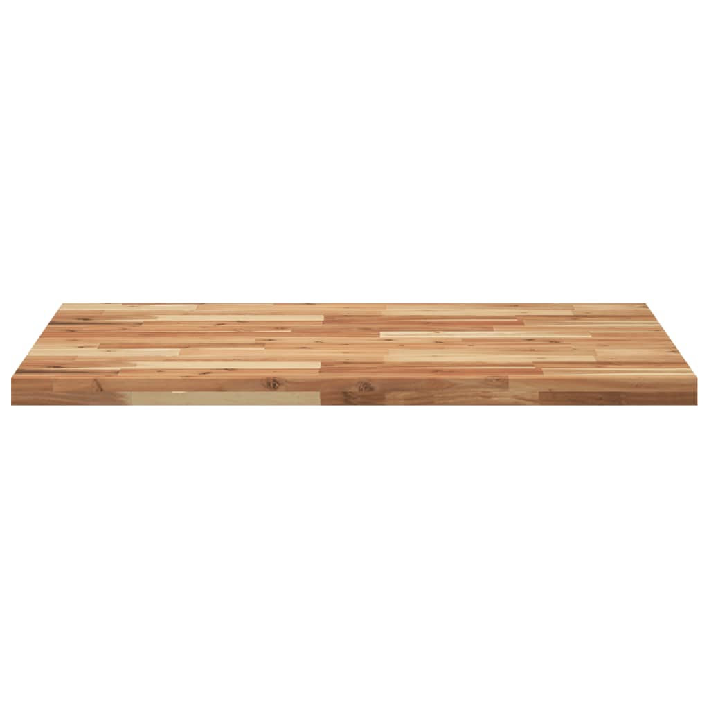 Bureaublad Met Olieafwerking Massief Acaciahout 80 x 70 x 4 cm Donkerbruin