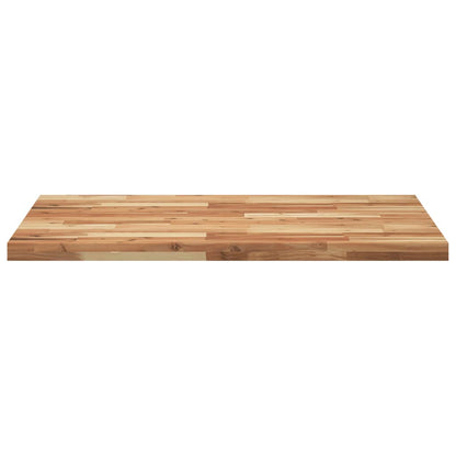 Bureaublad Met Olieafwerking Massief Acaciahout 80 x 70 x 4 cm Donkerbruin