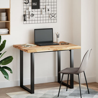Bureaublad met olieafwerking 100x70x4 cm massief acaciahout