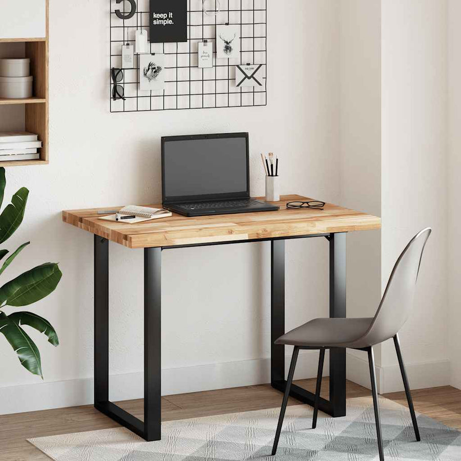 Bureaublad met olieafwerking 120x70x4 cm massief acaciahout