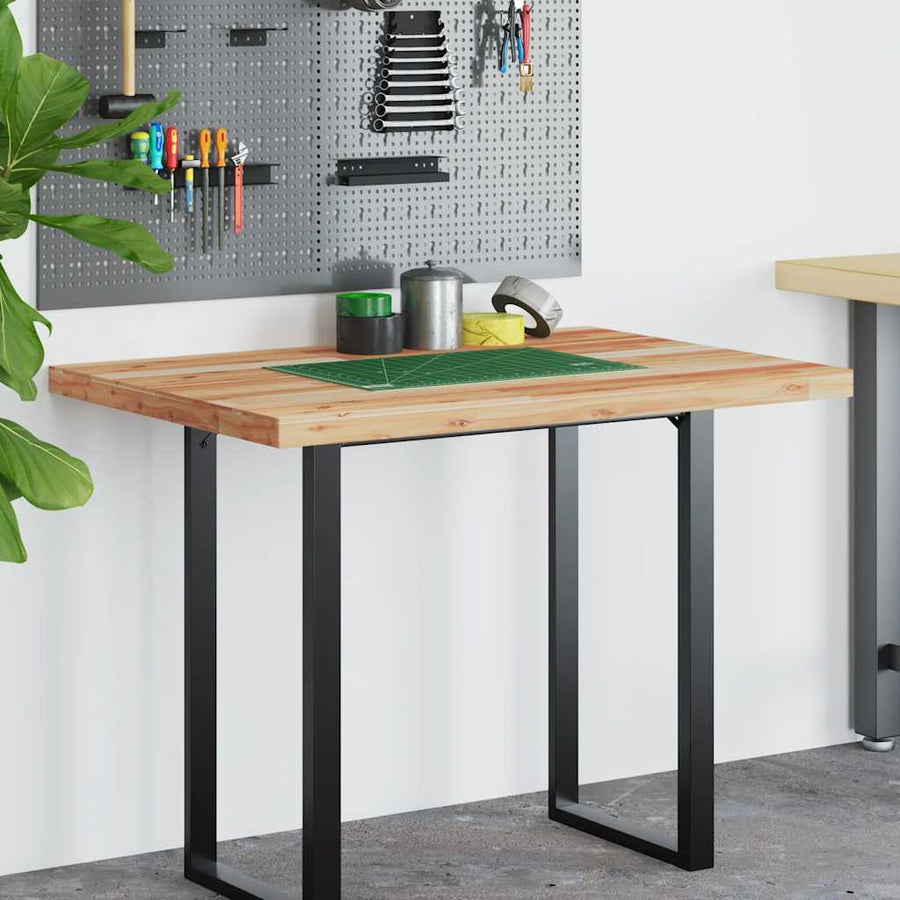 Bureaublad met olieafwerking 120x70x4 cm massief acaciahout