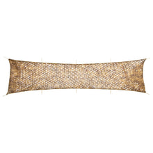 Camouflagenet met opbergzak 809x207 cm zandkleurig